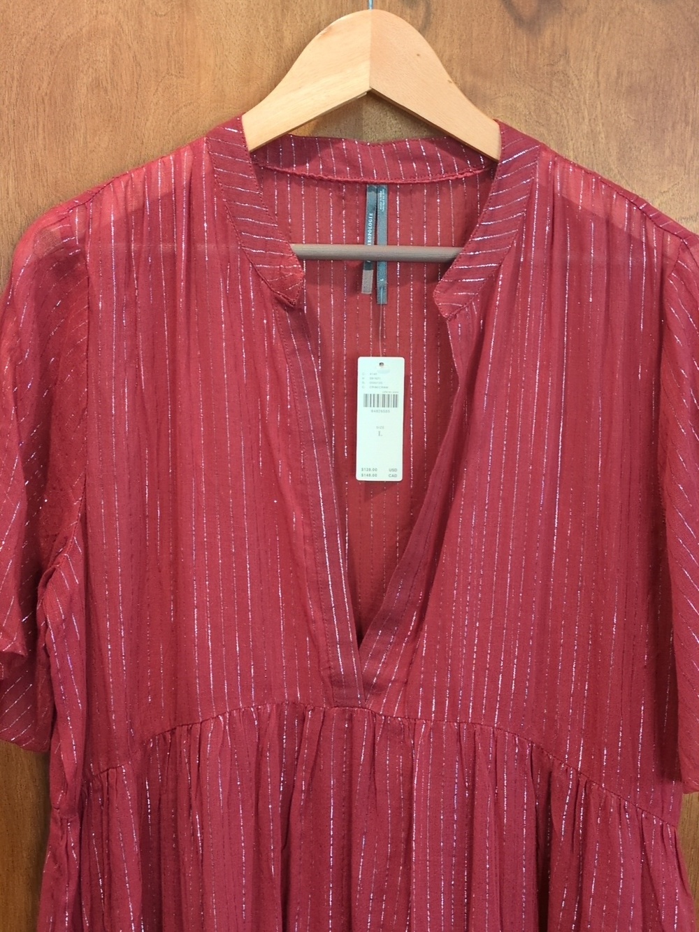 Anthropologie The Kallie Flowy Maxi Dress: Lurex Edition - Picture 5 of 12